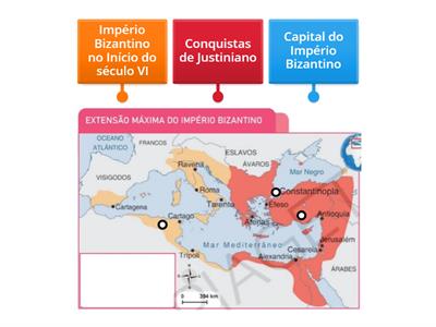 Extensão Máxima do Império Bizantino