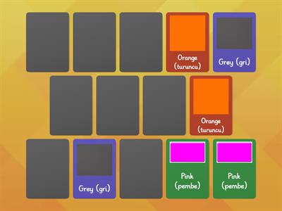 RENKLER (İNGİLİZCE) 