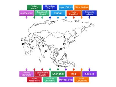 Asia (Common Entrance Map)