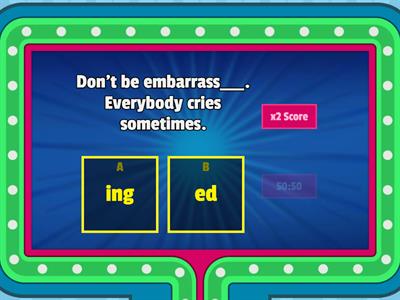 I1 | W3 | -ed adjective or -ing adjective?