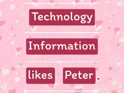 ILSS 5 - Unit 1 (Reorder the words)