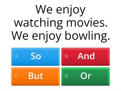 Coordinating Conjunctions