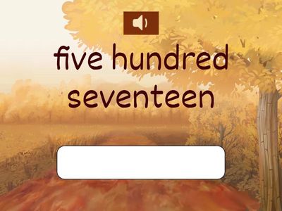 Numbers from 1 to 1000 (type)