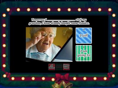 Future predictions with will / going to 