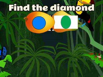 2D Shapes - Flying Fruit