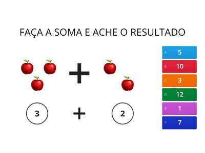 Atividade Soma com frutas