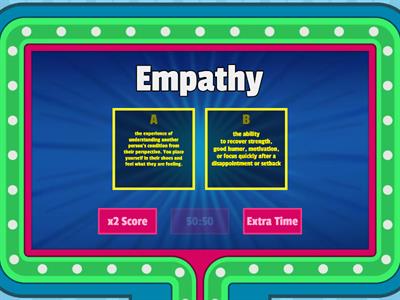 Social Emotional Learning Vocabulary 1