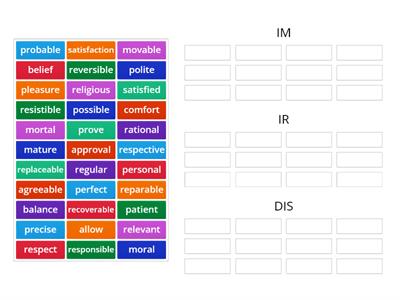 Negative prefixes 2