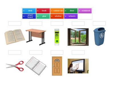 Classroom Objects matching