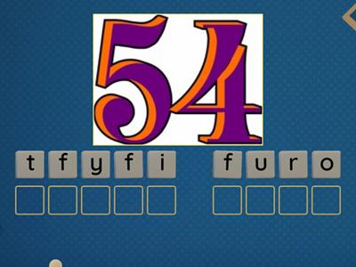 Numbers 1-100 spelling