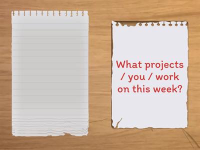 present continuous questions speaking