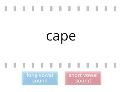 Long or short vowel sound