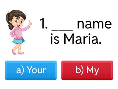 📝 Quiz: Possessive Adjectives