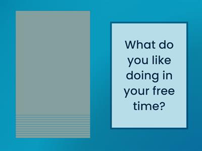 Speaking cards (first meeting questions)