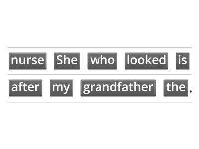 defining relative clause