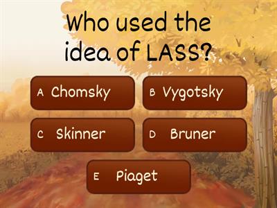 Speech and language theorists. 