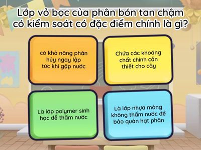 PHÂN BÓN TAN CHẬM CÓ KIỂM SOÁT
