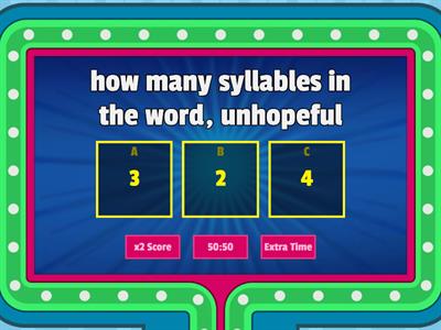 how many syllables?