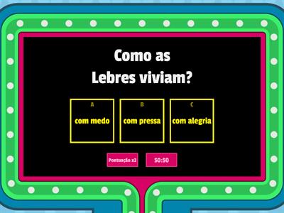 RELATO DE MEMÓRIA – AS LEBRES E OS SAPOS