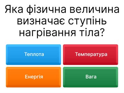 Теплові явища 