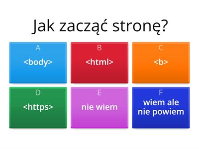 HTML - kręgosłup Internetu