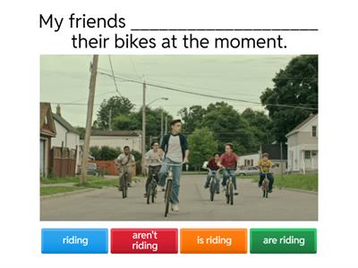 Present continuous A1