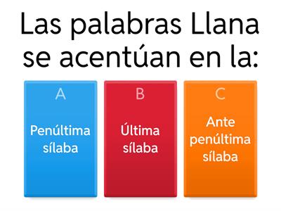 Acentuación y tildes 