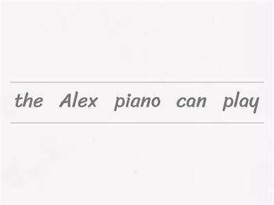 Can: Affirmative/Negative/Interrogative