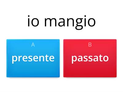 Verbi: tempo presente e passato