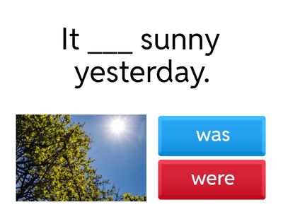 Was or Were? (GG2, Unit 5.2)