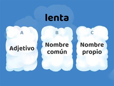 ¿Adjetivo, sustantivo común o sustantivo propio?