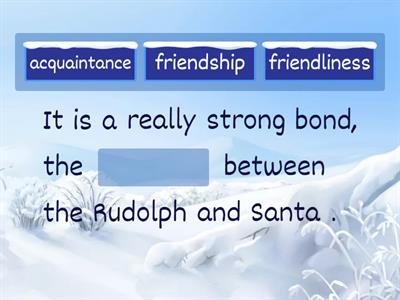 Christmas Use of English