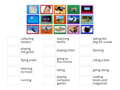 Leisure Time - Matching Activity