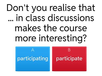 SO C1+ 1.1 Verb patterns