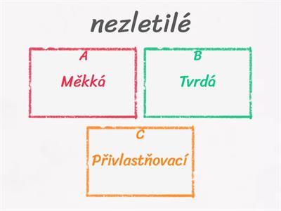 Druhy přídavných jmen