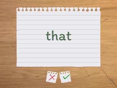 Dolch: List 1 (Flashcards)