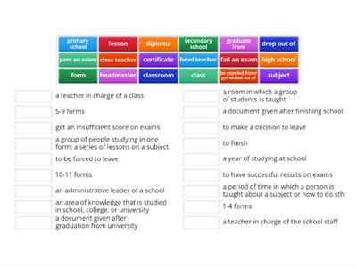 ЕГЭ  Studying and education