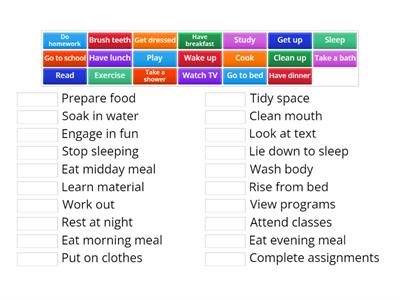 Daily Routines in English