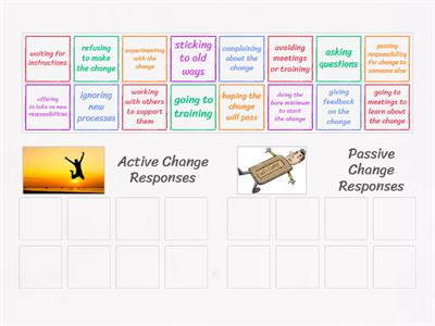 Active and Passive Change Responses