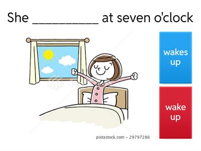 Daily Routine (+3rd person) - Miss Lau