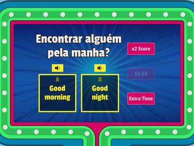 English Greetings Quiz