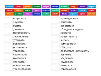 Stative verbs 