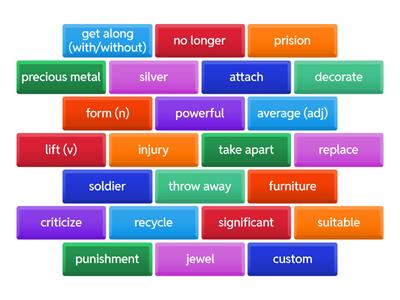 just imagine unit 3 p. 75 vocabulary