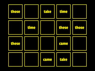 vowel consonant e match