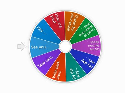 Try to guess the parts of informal email.