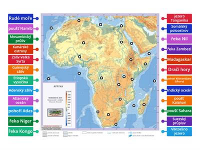 Afrika - povrch