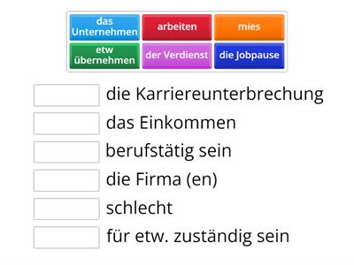 Associez chaque mot ou expression à son synonyme