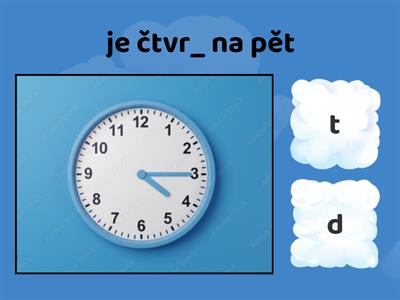Párové souhlásky D x T