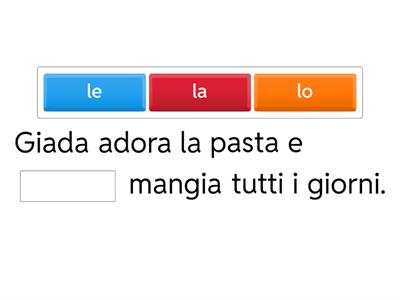 Pronomi diretti (direct pronouns)