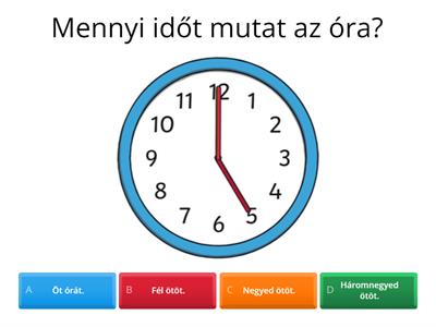 Mérjük az időt óraszerkezettel